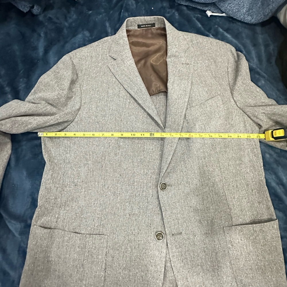 Saks Fifth Avenue Light Gray Blazer - Picture 2 of 9
